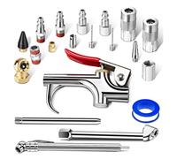 Tuidzljd 20 Piece Air Tool Kit, Air Compressor Kit,Air Tools with 1/4 Inch NPT Quick Connect Couplers, Air Compressor Accessories