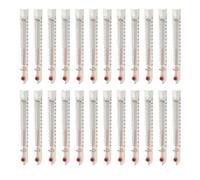 Tuidzljd 24 Pcs V Shaped, Dual-Scale Science Thermometers, Mercury-Free Lab Thermometer for Student School Supplies