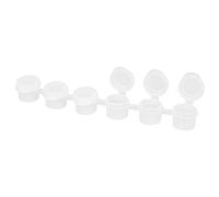 Tuidzljd 24 Strips 2Ml Empty Paint Strips Paint Cup Pots Clear Storage Containers Painting Arts Crafts Supplies 144 Pots in Total