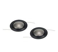 Tuidzljd 25.4mm Metal Titanium Film + Silk Side Diaphragm 25 Core Tweeter Voice Coil Speaker Repair Film 8 OHM 1 Pairs