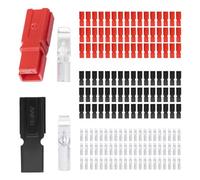 Tuidzljd 60 PCS 15A/30A/45 Amp Power Connectors Assortment Kit, Anen Power Pole Connectors,Quick Disconnect Terminals Connectors