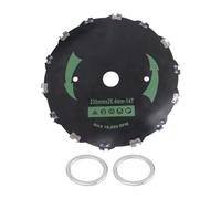 Tuidzljd 9Inch Chain Saw Tooth Mower Blade 14 Teeth Chainsaw Brush Cutter Grass Heavy Duty for Gas Electric Trimmer Garden(A)
