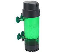 Tuidzljd Aquarium Fish Tank Fluidized Moving Bed Filter Bubble Bio Media Filter with Air Stone and Sponge Filter LH-300