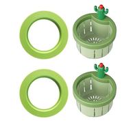 Tuidzljd Cactus Kitchen Sink Drain Strainer,Cactus Sink Strainer, Multi-Functional Cactus Sink Draining Basket Filter 2pcs
