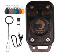 Tuidzljd Chameleon V3.0 RFID Smart Chip Reader+ 7XUID Keychain Smart Card Emulator ID IC 125K 13.56M Tag Copyer Copier NFC Read/Write Device