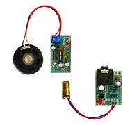 Tuidzljd DIY Wireless Audio Transmission Kit Green Plastic Electronic Production DIY Electronic Teaching Experiment Accessories