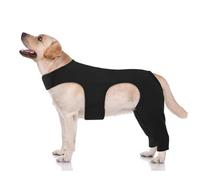 Tuidzljd Dog Knee Brace for Torn ACL Hind Leg-Adjustable Dog Leg Braces with 4 Stabilizers for Both Back Legs L