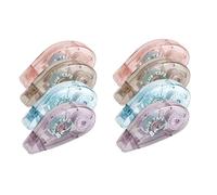 Tuidzljd Double Sided Tape Roller - 8 Pack Adhesive Scrapbook Glue Tape Runner Roller (8mm X 210Ft)