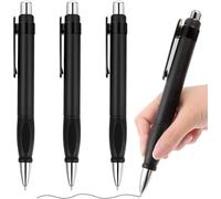 Tuidzljd Easy Thickness Grip Retractable Big Fat Pens 4pcs Giant Size Writing Stability Fat Ball Point for Arthritis and Elderly
