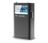 Tuidzljd Emergency Weather Radio AM/FM Portable with Loud Speaker Built-in Antenna for Elderly Pocket