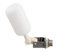 Tuidzljd Float Valve 1/2 Inch,Brass Valve with Plastic Water Float Ball Valve with Adjustable Arm Automatic Fill for Water Trough
