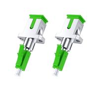 Tuidzljd Fritzbox SC/Female to LC/Male Singlemode Fibre Optical Adapter, Coupling Loss≤ 0.2 DB, Fast Response(2-Pack)