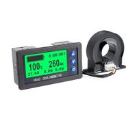 Tuidzljd LCD Digital Hall Coulomb Meter for Battery Testing - DC9-100V, 50A Ammeter and Voltmeter, Voltage Current Indicator