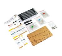 Tuidzljd LED Music Spectrum DIY Kit Electronics Music Voice Control Multicolor Spectrum Soldering Project DIY Kit with Shell Easy Install