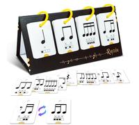Tuidzljd Music Rhythm Flash Cards Note Training Table Card A Rhythm-Training Aid for Piano, Violin, Drum Learners