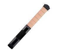 Tuidzljd Portable Pocket Guitar Trainer 6-String 6-Fret Wood Neck Chord Practice Tool for Beginners