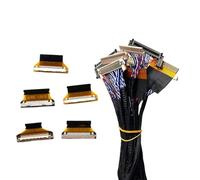 Tuidzljd Screen Repairer 21PCS LVDS Screen Cable Kit with 5Pcs Cable Adapter 10-65 Inch Screen Repair FPC Screen Tester