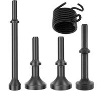 Tuidzljd Smoothing Air Hammer Bits Set, 5Pcs Air Pneumatic Hammer Tool Kit Air Hammer with Spring for 150, 190, 250 Air Hammer