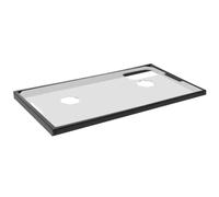 Tuidzljd Sturdy Acrylic Tank Lid Cover with Frame Anti-Jumping Simple Installation Aquarium Top Cover with Feeding Holes L