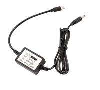Tuidzljd USB C PD 12V 15V 20V to 24V DC 5.5x2.1mm Power Cable Fast Charging Adapter Connector