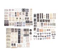 Tuidzljd Vintage Scrapbook Supplies Pack (200 Pcs) for Art Journaling Junk Journal Planners DIY Paper Stickers (A)
