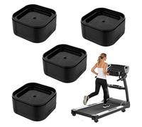 Tuieert Treadmill Incline Riser Blocks 4Pcs, Stackable Non-Slip Walking Ramp Pads for Home Gym, Adjustable Height Leveler for Uphill Workout, Walking Treadmill