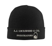 TUIKKKLO Knitted Hats Lockwood & Co. Logo Knitted Caps for Women Men Skullies Beanies Autumn Winter Hats Acrylic Crochet Cap Outdoor Sport Gift