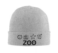 TUIKKKLO Knitted Hats U2 Zoo TV Beanie Hats Skullies Beanies Kpop Thermal Elastic Female Male Caps Winter Pattern Casual Bonnet Hats Gift Outdoor Sport Gift