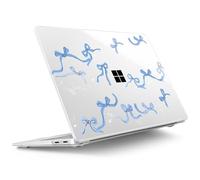 Tuiklol for 2025 Microsoft Surface Laptop 13 inch Case, Windows 11 Touchscreen Copilot+ PC Laptop 13 Model 2095 with Protection Surface 13 inch Cover,Bow-Blue