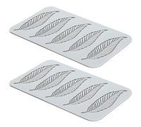 Tuille Molds Silicone Moulds Fondant Mould 2PCS Feather Silicone Mold in Different Shape 3D Feather Shape Baking Molds No-Stick Pastry Molds for DIY Baking Fondant Chocolate Party Dessert Cake Decor