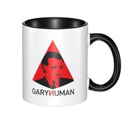 TUIOFET Gary Singer Ceramic Coffee/Tea Cup Double - Sided Colored - Edge Ceramic Mug for Office & Home - Big