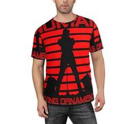TUIOFET Men's Gary Singer Shirt T-Shirt for Men Casual Short Sleeve Top Tees Black L