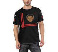 TUIOFET Men's Gary Singer Shirt T-Shirt for Men Casual Short Sleeve Top Tees Black XXL