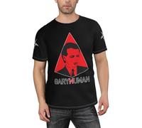TUIOFET Men's Gary Singer Shirt T-Shirt for Men Casual Short Sleeve Top Tees Black XXL
