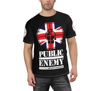 TUIOFET Men's Hip hop Music Group Enemy Shirt T-Shirt for Men Casual Short Sleeve Top Tees Black M