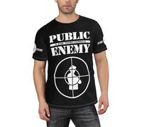 TUIOFET Men's Hip hop Music Group Enemy Shirt T-Shirt for Men Casual Short Sleeve Top Tees Black M