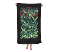TUIOFET Unisex Alestorm towel is soft quicker to dry super soft and absorbent and perfect for bathroom Black One Size