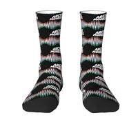 TUIOFET Unisex Monkeys Rock Band Arctic Mid-Calf Printed Socks Ideal for Outdoor Warmth Stylish Color-Blocked Athletic Socks