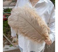 TUITA 10pcs White Large Ostrich Feather 15-55cm for Wedding Party Carnival Decoration Natural Ostrich Feathers Crafts DIY Accessories