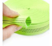 TUITA 5/10M 1'' 25mm Double-layer Hollow Polyester Webbing Reflective Stripe Tubular Tape for Belt Band Bag Strap Sewing Bias