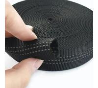 TUITA 5/10M 1'' 25mm Double-layer Hollow Polyester Webbing Reflective Stripe Tubular Tape for Belt Band Bag Strap Sewing Bias