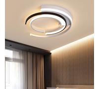 TUJJTU Dimmable Bedroom Light LED Ceiling Light with Remote Control φ50cm Modern Round Ceiling Lighting 52w Acrylic Flush Mount Ceiling Lamp Creative Lamp Fixture for Kitchen Dining Bar
