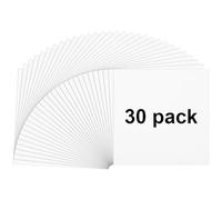 Tujoe 30 Sheets ThinFire Kiln Shelf Paper- 5'' x 5'' Small Kiln Paper for Glass Fusing Supplies for Glass Fusing DIY Crafts
