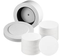 Tujoe Large Microwave Kiln with 50 Pcs Kiln Paper Professional Glass Jewelry DIY Tools Pottery Kit for Home Use Glass Fusing Melting Jewelry Making Fuseworks Beginners