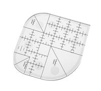 Tujuna Curved Corner Cutter Quilt Ruler Acrylic Sewing Patchwork Quilting Templates DIY Supplies Sewing Template Patchwork Tool Curved Corner Cutter Ruler