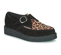 TUK Casual Shoes POINTED CREEPER MONK BUCKLE in Black 6 / 7