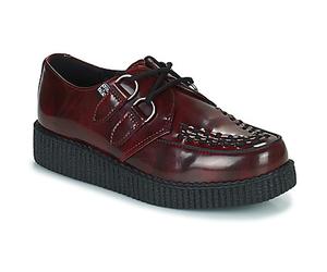 TUK Casual Shoes Viva Low Creeper Burgundy in Red 9