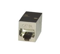 TUK - Cat6A Shielded Inline Coupler, Silver