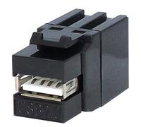 Tuk - Usb 2.0 A Female To A Female Keystone Coupler, Black