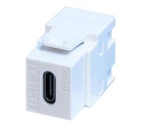 Tuk - Usb3.1 C Female-To-Female Keystone Coupler, White